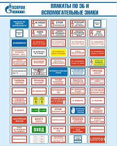 Стенд Плакаты по ЭБ и вспомогательные знаки, плакат, логотип, голубой фон. (800х1 000; Пластик ПВХ 4 мм; Алюминиевый профиль)