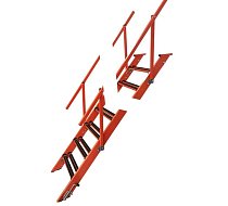 Сходни диэлектрические ТД-2,4 дп,  стеклопластиковые с двумя поручнями